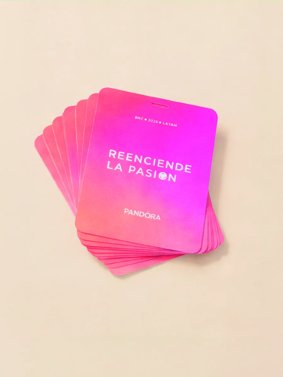 Cartas impresas Pandora Reenciende la pasión